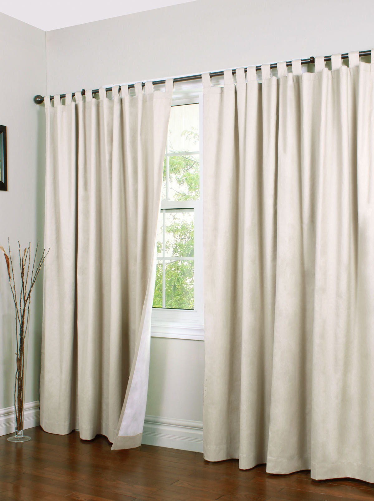 Weathermate Insulated Tab Curtain Natural